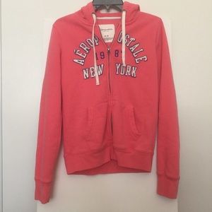 Aeropostale zip up jacket / hoodie (pink)